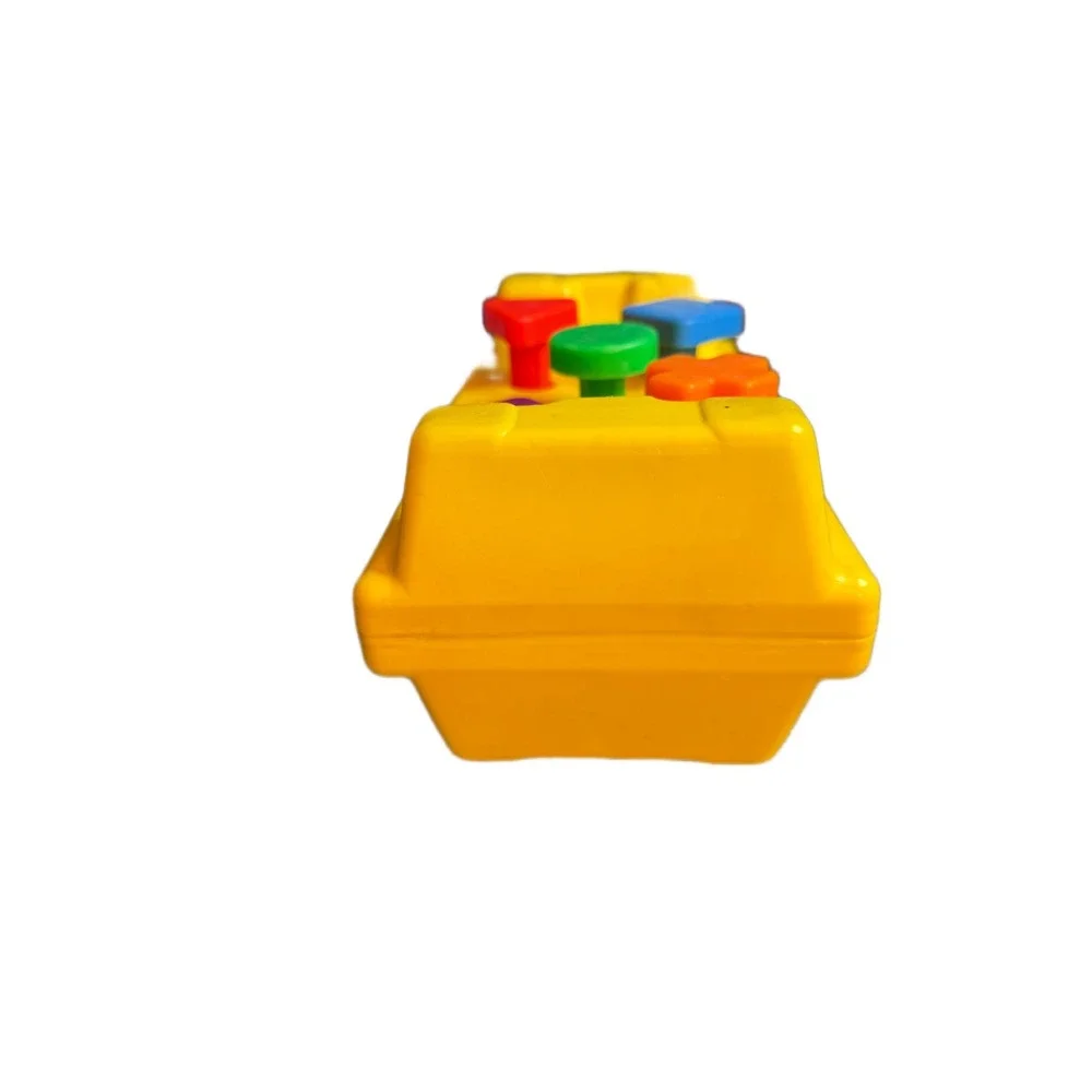 Fisher-Price Tap & Turn Bench Toddler Pounding Toy Yellow Double Sided 2035